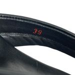 Prada Vintage Thong Flip Flop Platform Wedge Patent Leather Sandals EU 39 US 9 Photo 4