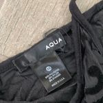 AQUA  black velvet burnout bodysuit Photo 2