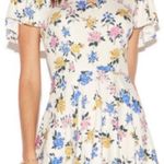 JustFab Fit Ruffle Sleeve Lace Up Dress size M Photo 1