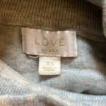 Gap Love By  Sweater Womens XS Heather Gray Turtleneck Crop Side Rainbow Stripe‎ Photo 6