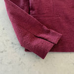 Loft 🦃  Burgundy Jacket with Button Front size 4P Photo 3