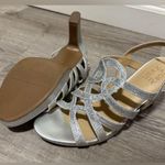 Naturalizer  Cameron Silver Strappy Heels | Pumps | Shoes Photo 2