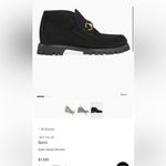 Gucci  Black Sylke Suede Boots Women’s Size EU 36.5 US 6.5 Retail $1400 Photo 1