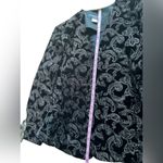 Norton Mcnaughton ‎ Petites Jacket black sequence Photo 8