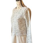 White House | Black Market Womens Grey/beige/ivory Striped Marled Pullover Sweater Blouse xs Photo 1