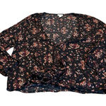 Hinge  deep v tie waist blouse Photo 0