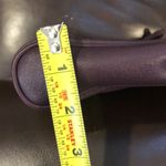 Coach Purple Plum Leather Oversized Wristlet Clutch With Tassels Photo 8