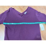 Sadie & Love Purple Vneck Sweater Top Sz S Photo 9