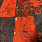 KEREN hart Black and Red Lightweight Shirt Jacket Size L Photo 2