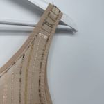 Guess Blush Beaded Sequin Tank Top Y2k Style Size Small Photo 9