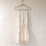 Krisa  Revolve Smocked Cami Mini Dress in Cream Medium NEW Photo 2
