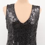EXPRESS Sequin Metallic Cocktail Mini Dress Womens Party 2010s Glam Hoco Club Size L Photo 7