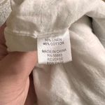 For Cynthia  Boho Fringe Skirt L Beige Blue Embroidered Tassel Hem Festival Vibe Photo 6