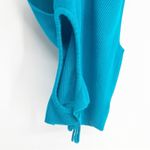 Urban Outfitters  Cut Out Side Ribbed Knit Tank Top M‎ Blue Photo 3