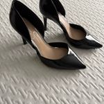 Jessica Simpson  Black Glossy Faux Leather Heels Women Size 6 Photo 4