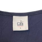 CAbi Asymmetrical Ruched Sleeve One Shoulder Tank Top V-Neck Small Women Photo 6