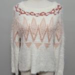 LC Lauren Conrad  fuzzy fair isle sweater size medium Photo 1