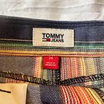 Tommy Hilfiger Tommy Jeans Skirt Denim Striped Multicolored Mini Sz 26 Photo 6
