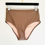 Madewell NWT  Second Wave Retro High-Waisted Bikini Bottom Castle Rock Medium Photo 3