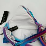 La Blanca Bikini Top Size 10 NWT Sunset Shores Over The Shoulder Underwire Wrap Photo 12