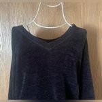 Apt. 9  Long Sleeve Velour Cozy and Fuzzy V-Neck Top Photo 3