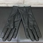 Michael Kors MICHAEL Black Quilted Leather Women’s Gloves Size L Photo 5