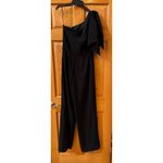 Dress the Population Tiffany Asymmetric Stretch Crepe Wide-Leg Jumpsuit NWOT Photo 5