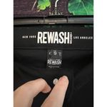 REWASH  Jeggings Skinny Pants Black Stretchy High Rise Size Juniors 9 Women's 6 Photo 1