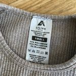 Lilias Active Ribbed Knit Leggings and Long Sleeve Top Photo 1