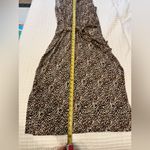 Emma & Michele Leopard Print Maxi Shirt Dress | Soft Rayon | Safari Chic Size S Photo 6