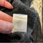 NOSTRASANTISSIMA Charcoal Grey Cowl Neck Long Sleeve Knit Sweater Sz 42 US M Black Size M Photo 5