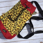 Plush Backpack Wild Nici‎ Soft Furry leopard Nici Yellow Photo 0