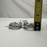 Urban Outfitters Chunky Silver Tone Pierced Hoop Earrings NWT $20 Photo 7