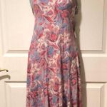 Ralph Lauren  Cotton Maxi Tank Dress M NWT Double Layer Paisley Pattern Photo 0