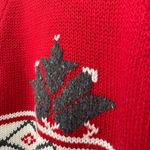 Vintage Susann D Textured Knit Holiday Sweater Acrylic Wool Heavyweight Women M Size M Photo 6