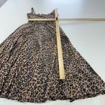 Reformation  Dress Womens Small Rou Cougar Print Square Neck Midi Photo 12