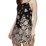 Backstage Women's Marrakech Floral Embroidered Dress Black Size Large Photo 2