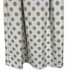 Boden Fit & Flare Dress Womens 2 White Gold Polka Dot Metallic 60s Mod Retro Photo 4