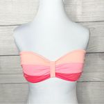 PINK - Victoria's Secret VS PINK  Color-block Strapless Bikini Top Size Small Photo 1