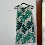 Naupaka Island Designs Hawaiian Palm Leaf Tank Dress Size 10 Green Photo 3