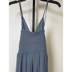 Final Touch WOVEN SOLID FRONT RUCHED ROUND HEMMING MIDI JUMPSUIT.
100% RAYON GAUZE Photo 3