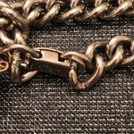 Vintage Lisner silver tone bracelet with gold filled basketball charm Photo 6