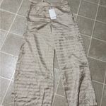 COS  Cream Patterned Wide Leg Pants Photo 2
