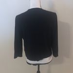 Jones New York  Dress Large 3/4 Sleeve Single Magnetic Button Cardigan Sweater  Photo 5