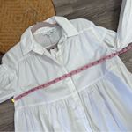 Topshop Nwt‎  tiered poplin shirt in white Photo 8