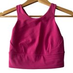 Lululemon  Wunder Train Longline Bra Medium Support‎ Size 4 Pink Sporty Athletic Photo 0