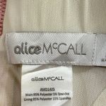 Alice McCALL  Dress Womens 4 Pink Lip‎ Print Sweetheart Strapless Mini Dress Prom Photo 5