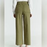 NWT OAT New York High Rise Wide
Leg Pants Olive Size 8 Photo 1
