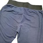 Badgley Mischka American Glamour Faux Denim Blue Leggings Size Medium Photo 4