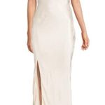 Bardot Daring Cutout Satin Maxi Dress Photo 0